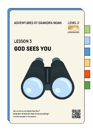 God Sees You | Level 2 (Ages 7-12)| Adventures Of Grandpa Noah | LESSONS4KIDS